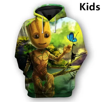 

3 To 14 Years Kids Hoodies Cartoon character 3D Print Hoodie Sweatshirt Boys Girls Harajuku Long Sleeve Jacket Coat Teen Clothes