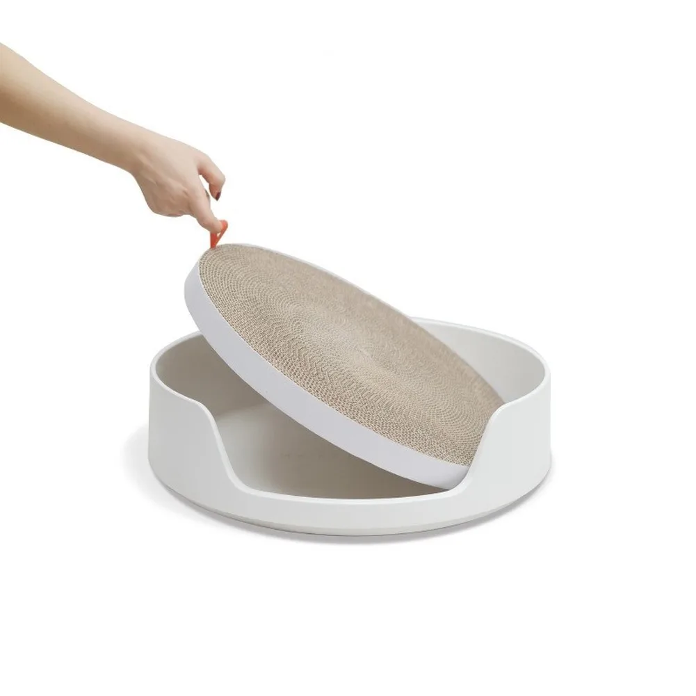 Cat Litter Box Pet Toilet Bedpan Anti Splash Odor-Proof Kitten Dog Clean Toilette Home Cats Sand Box with Scoop Scratcher Board Cat Litter Box Pet Toilet Bedpan Anti Splash Odor-Proof Kitten Dog Clean Toilette Home Cats Sand Box with Scoop Scratcher Board