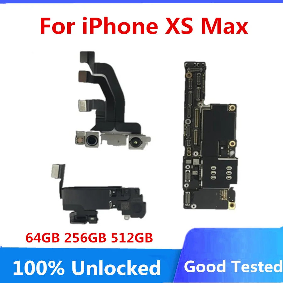 Материнская плата Clean iCloud для iPhone XS Max оригинальная разблокированная логическая