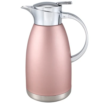 

Pink 1.8L Thermal Hot Water Jug Pitcher Stainless Steel Vacuum Bottle Double Layer Insulation Cafe Tea Kettle Pot