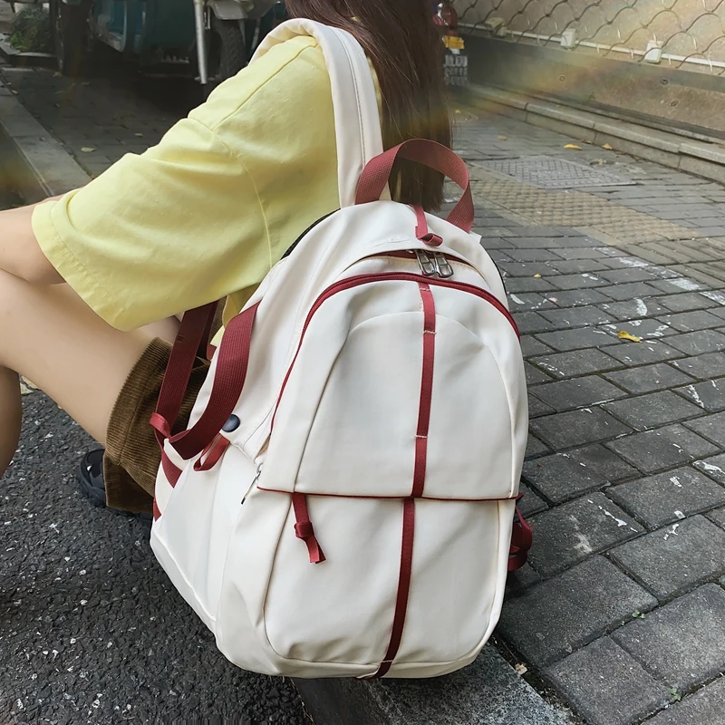 

Женский нейлоновый рюкзак Tiptoegirls, однотонный школьный ранец с простым дизайном для девушек и пар, рюкзак для книг
