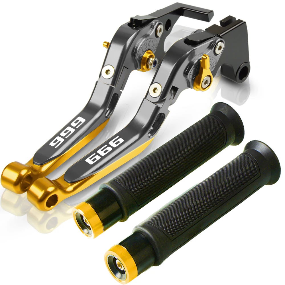 Для DUCATI 999 999S 999R 2003 2004 2005 2006 CNC алюминиевые мотоциклетные регулируемые Складные Выдвижные Тормозные Рычаги Сцепления - Цвет: C With LOGO