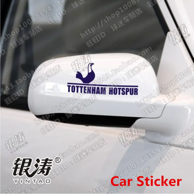 

Tottenham Hotspur Football Team Car Sticker Door Windshield Rearview Mirror Door Handle Sticker Tottenham Hotspur Fan Supplies