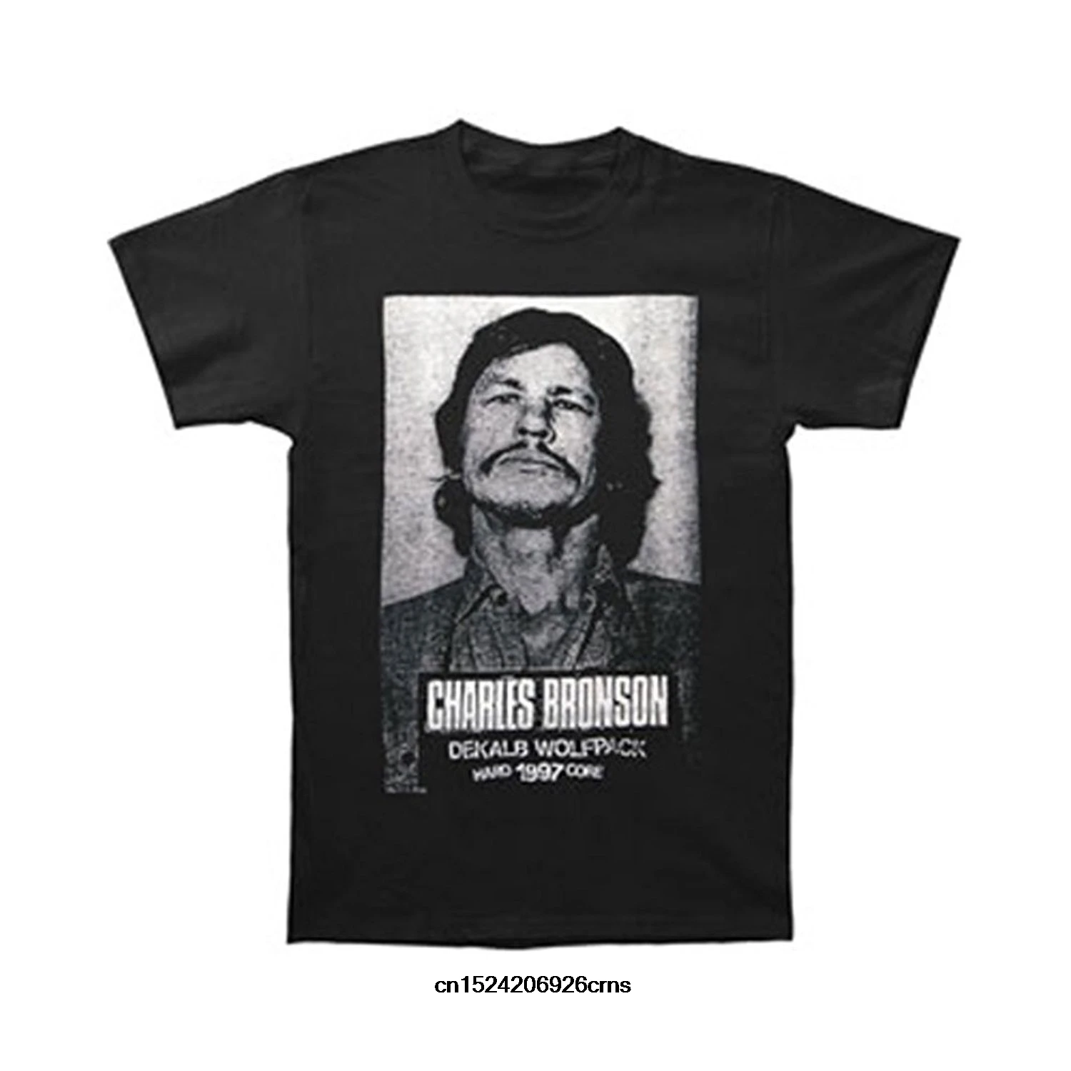 Funny Men t shirt white t-shirt tshirts Black tee Charles Bronson Men's Dekalb Wolfpack T-shirt |