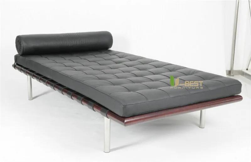U-BEST высококачественная металлическая кожаная кровать в европейском стиле, современная мебель для гостиной