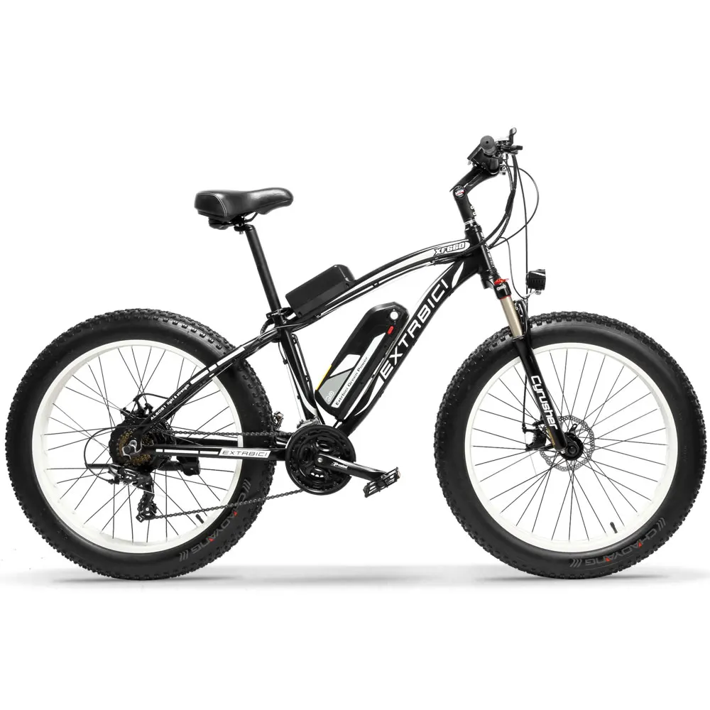 Cyrusher XF660, горный велосипед с толстыми шинами, электрический велосипед, 1000 Вт, мотор, 48 В, 17А, литиевая батарея, 21 скорость, мужской Снежный велосипед