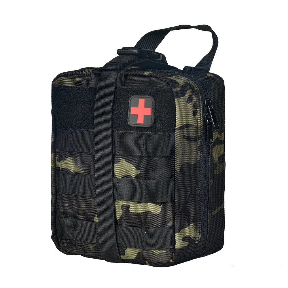 Tactical First Aid Pouch Outdoor Survival Kits Emergency Medical Bag Molle System Airsoft Hunting Accessories Nylon
