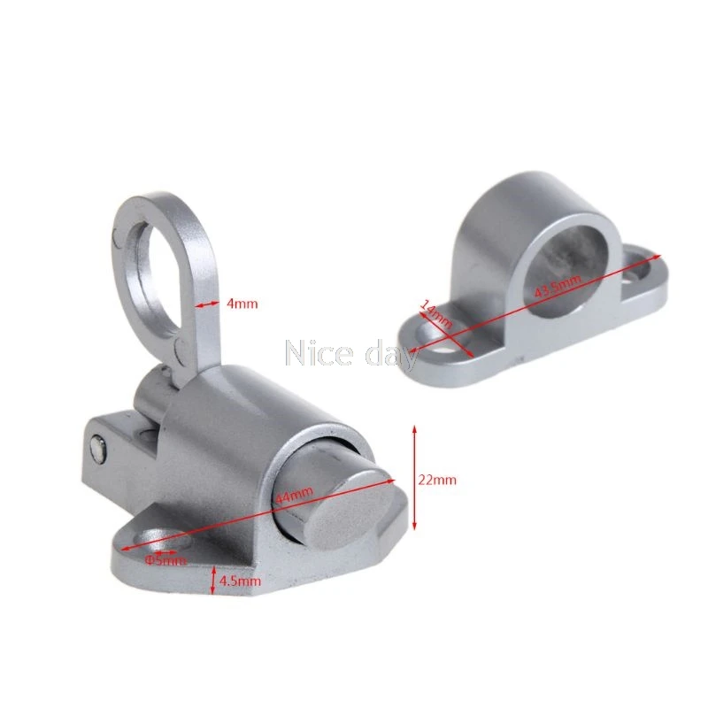 Окно ворота безопасности тянуть кольцо пружинный отскок двери болт алюминиевая