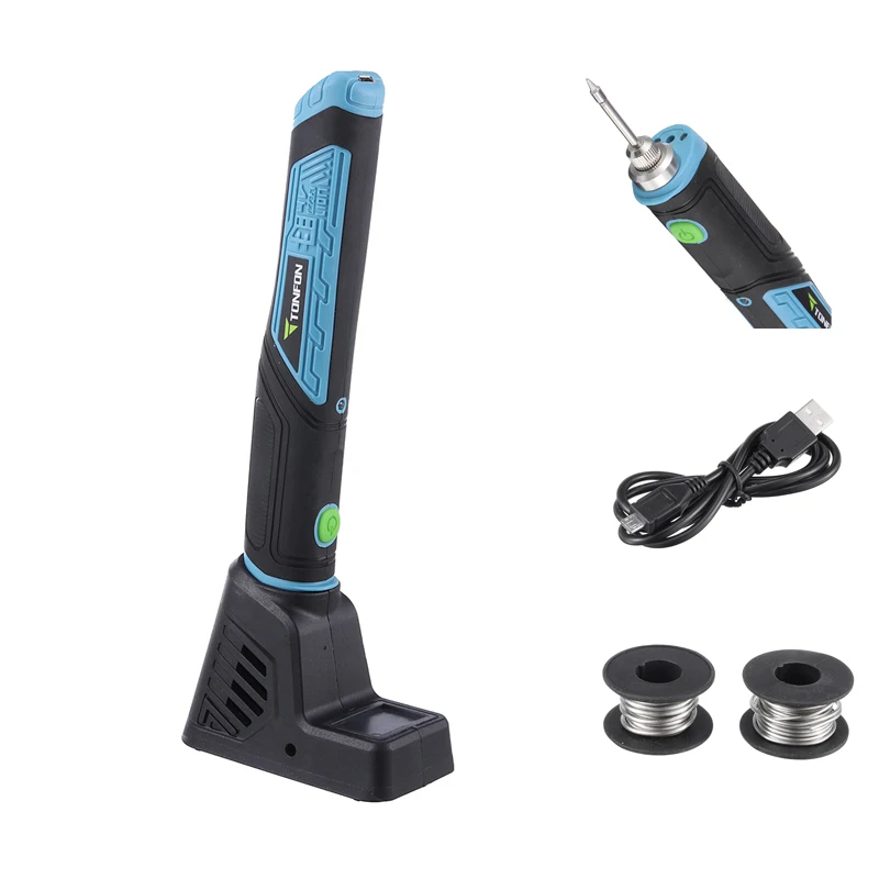 TONFON 450℃ 8W Cordless Electric Solder Iron Wireless Charging Soldering Iron