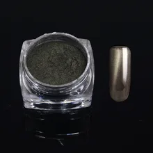 Nails Art Dip порошок для ногтей Блеск для ногтей голографический лак для маникюра сухой хромированный пигмент погружающийся порошок p01