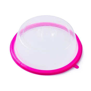 

Silicone Lids 2pcs Round Reusable Food Cover for Bowl Cup Microwave Safe in Dishwasher Refrigerator LBShipping
