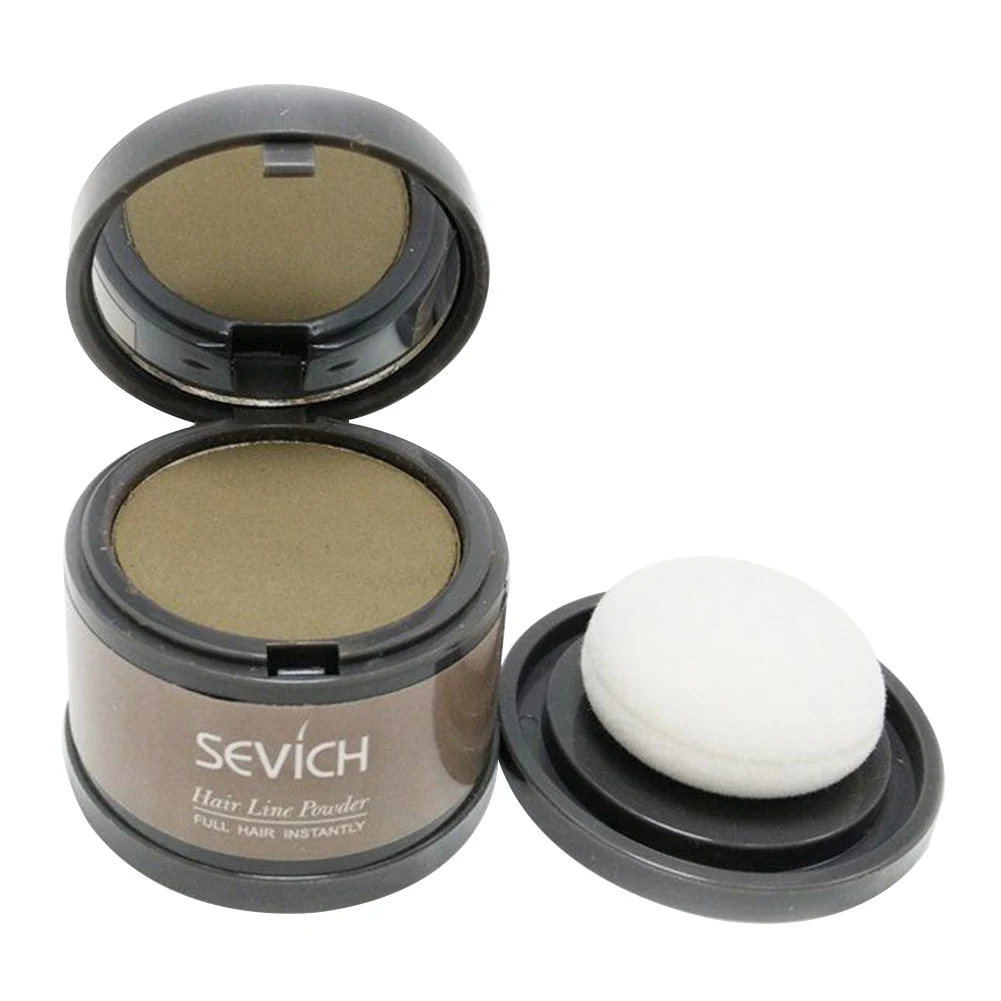 Concealer Portable Easy Apply Fluffy Fill In Hair Line Powder Cover Up Bronzer Shadow Thinning Multicolored Instant Repair - Цвет: Light Coffee