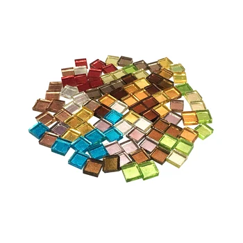 

Lychee Life 50g Multicolors Glass Mosaic Tile Mirror Ceramic Mosaic Tiles DIY Wall Craft Arts Crafts Making Decorative Material