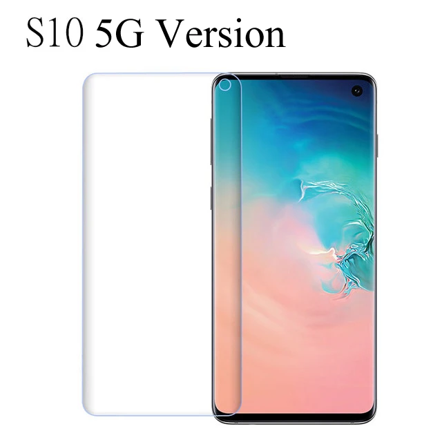 For Galaxy S10 5G 9D полностью изогнутая Гидрогелевая пленка для samsung Galaxy Note 8 9 10 S7 S8 S9 S10 Plus S10E Защитная мягкая пленка не стекло - Цвет: For Galaxy S10 5G