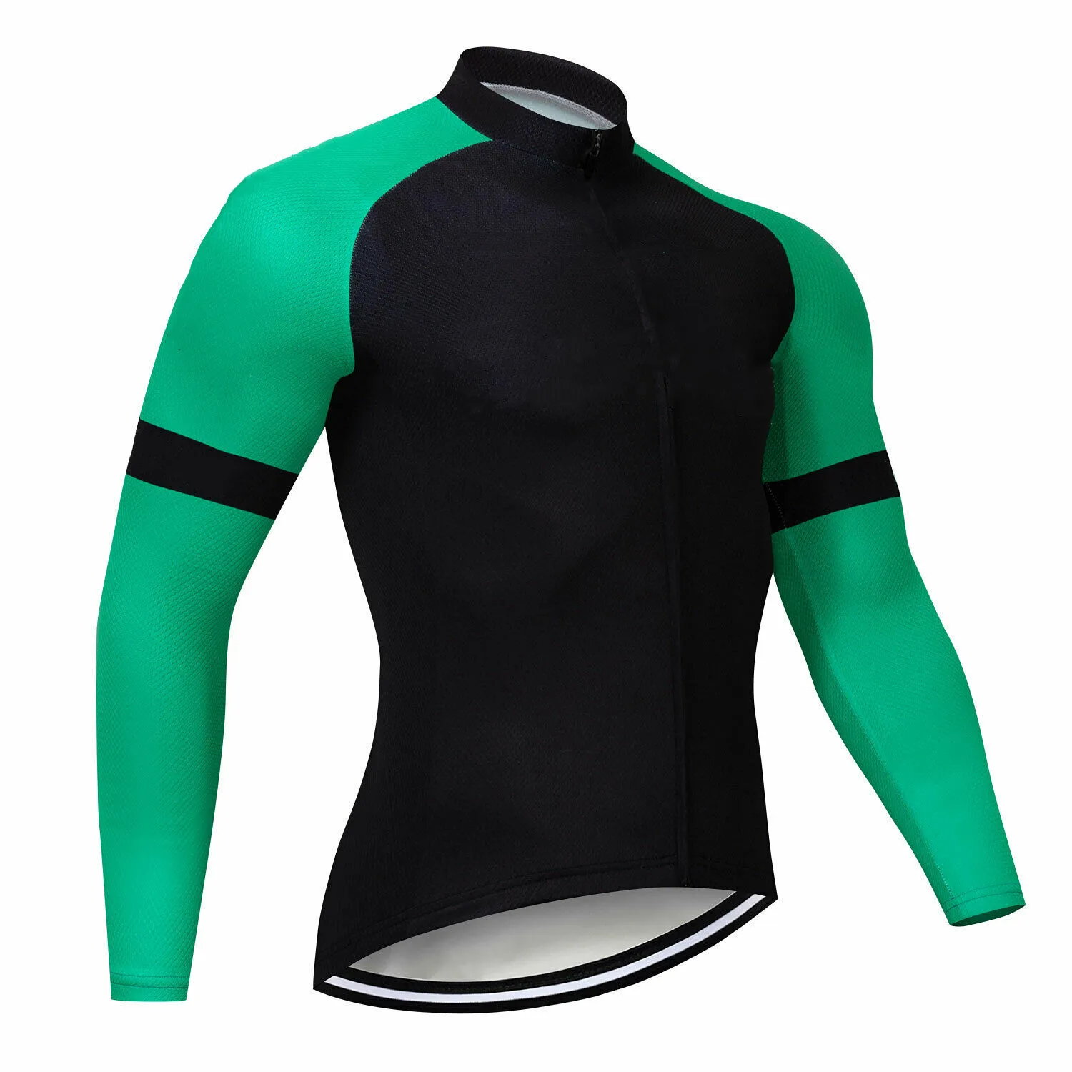 thumbnail image 1 of Nueva camiseta de manga larga para triatlón y bicicleta de montaña, transpirable, ajustada y a prueba de rayos ultravioleta, con bolsillo, 1 of 5