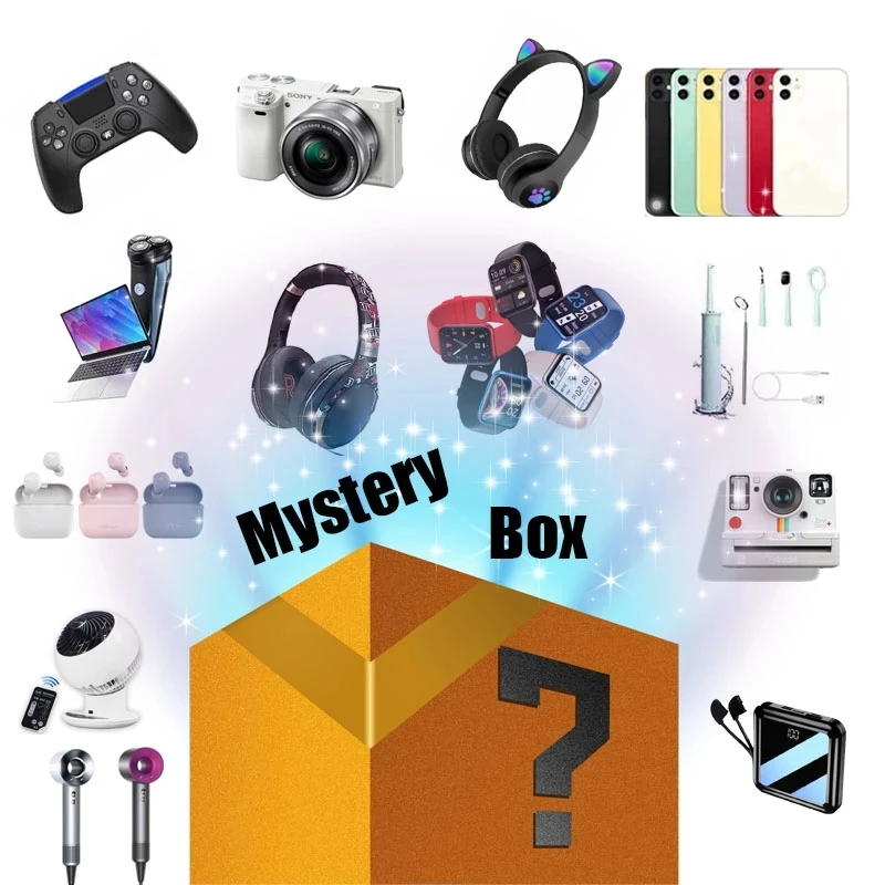 Photo Product Such As Drones Smart Watches Gamepads Digital Cameras More Lucky Mystery Boxes Digital ElectronicThere Is A Chance To Open
