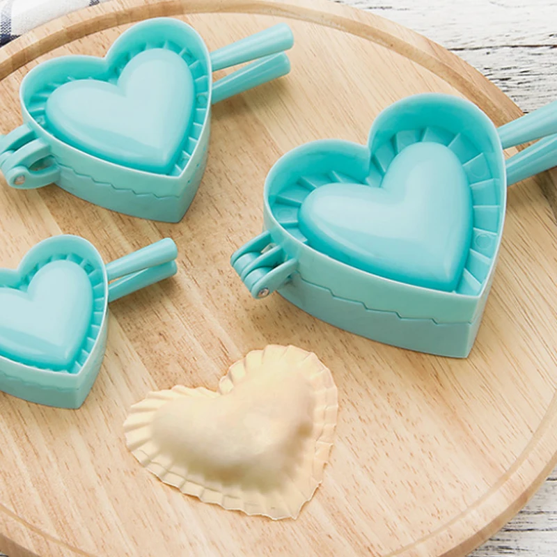 Форма сердца формы для пельменей Сделай Сам артефакт пластиковый тестопресс