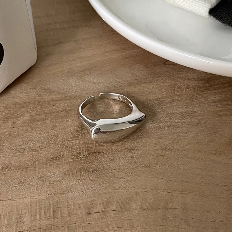 Silver Color Finger Rings New Fashion Creative Irregular Geometric Handmade Birthday Party Jewelry Gift For Women silver ring silver rings