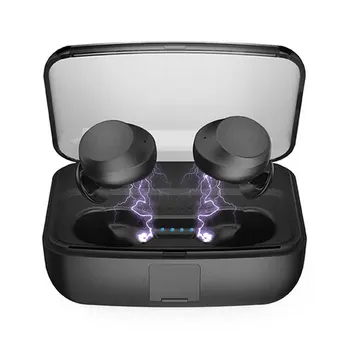 

WholesaleNew TWS Mini Bluetooth 5.0 Earphones Stereo Bass Wireless Headset Earbuds with Mic Charging Box for All Smart phone
