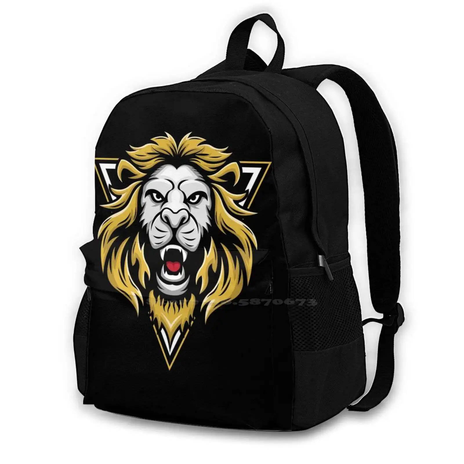 Copia Del Leone T-Shirt Strikers 3D Print Design Zaino Borsa Casual Re Leone Re Leone Re Leone Re Leone Donna Re Leone