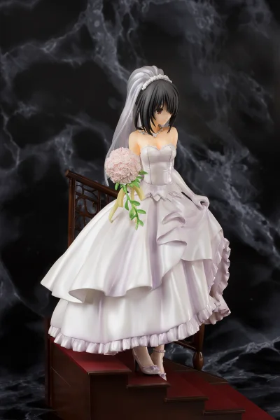 Anime Figure Date A Live Kurumi Tokisaki Sexy Girl Figure Wedding Dress Ver. Adult Figure PVC
