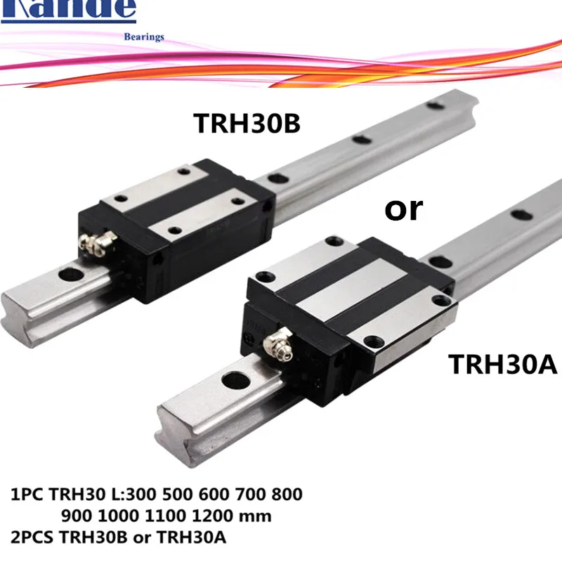 Precision Rail 1PC TRH30 Linear Guide Color : TRH30A, Size : 1100mm Huh-DAOGUI 2PCS TRH30B Block L 300-1200 Mm for CNC Precision Rail 1PC TRH30 Linear Guide Color : TRH30A, Size : 1100mm Huh-DAOGUI 2PCS TRH30B Block L 300-1200 Mm for CNC