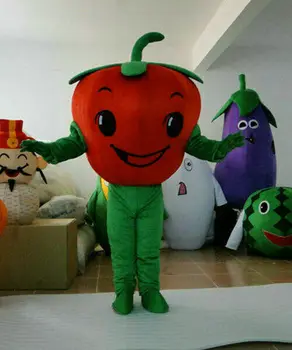 

Tomato Mascot Costume Suits Cosplay Party Game Dress Outfits Clothing Advertising Promotion Carnival Halloween Xmas Easter Adult