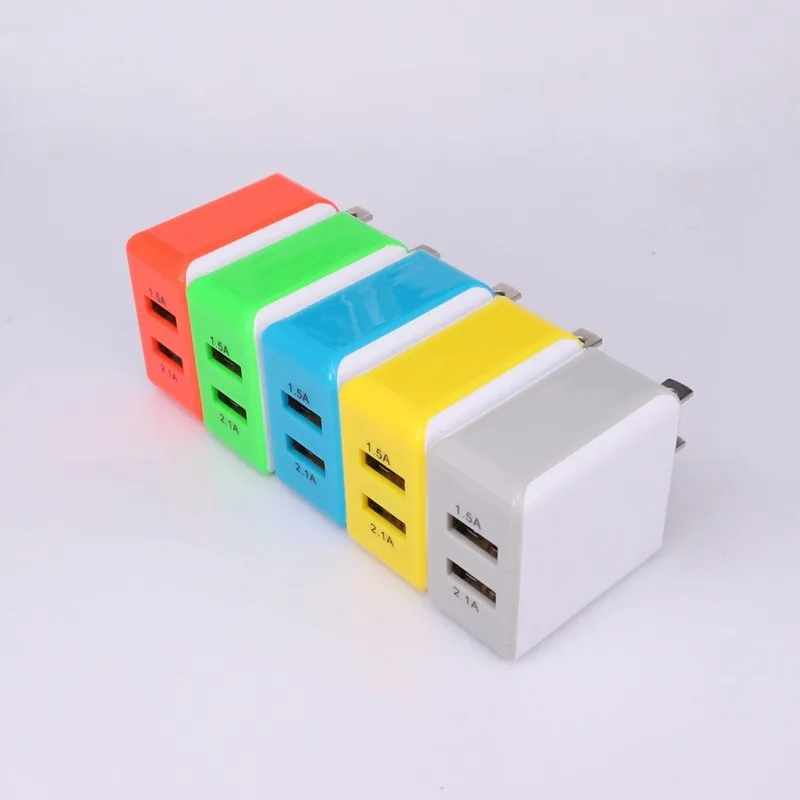 

SEMVIS 5v2a dual USB smart charger for Apple Android universal color fast mobile phone charger wholesale