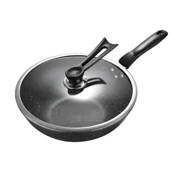 

Maifan Stone Wok Non-stick Pan Without Oily Smoke One Pot Multi-purpose Gas Stove Induction Cooker Universal Wok Cookware