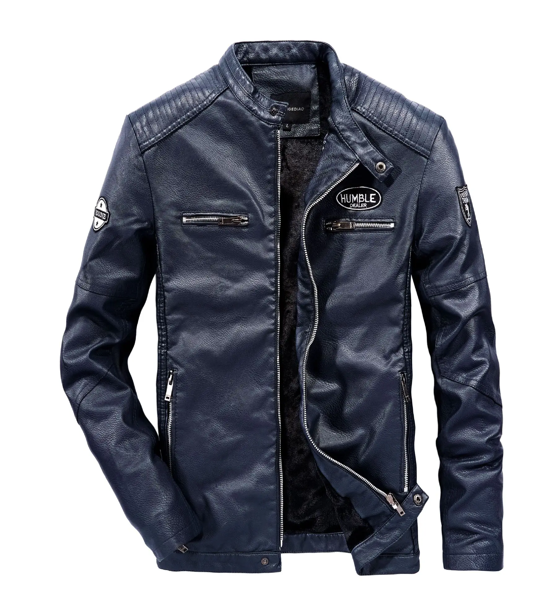 

Men Leather Jacket Trend Flying Clothing Leather Coat Coat Men's Wear Youth Pu Leather Coat