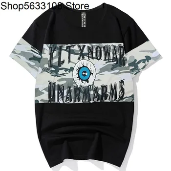 

Cloud Luo Tianxia New Summer Tide Fat T Shirt Plus Fat plus Fat Male Round Neck Loose Printing Short Sleeve T Shirt