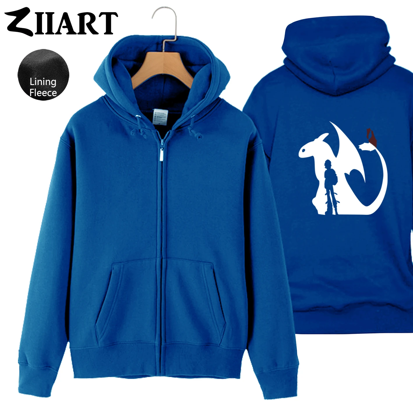 Беззубик Как приручить дракона красный черный для мальчиков на молнии флисовая