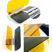 Повышающий автомобильный солнцезащитный козырек HD с антирегулируемым солнечным светом, ослепительные очки, дневное ночное видение, зеркало для вождения, УФ-складка, флип-вниз, прозрачный вид