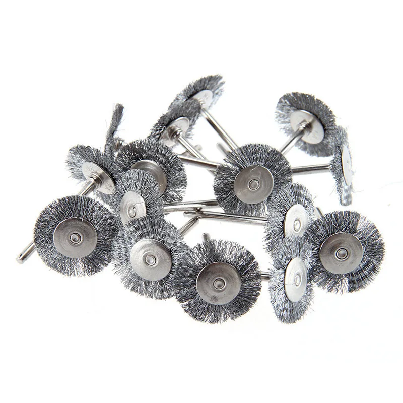 45PCS 45 шт. набор кистей из нержавеющей стали, набор кистей для вращающихся инструментов Dremel, набор аксессуаров JS21 - Цвет: 45PCS