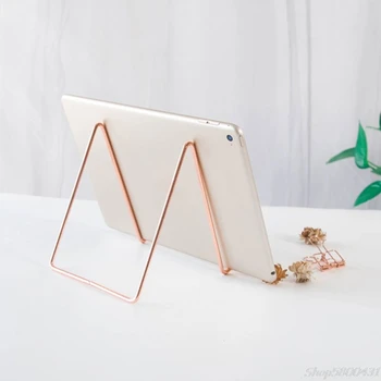 

Creative Geometric Storage Rack Simple Wrought Iron Organizer Tablet Book Newspaper Multifunction Display O01 20 Dropshipping