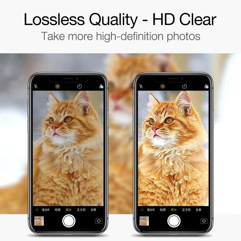  Cafele 2PCS Kamera Objektiv Protector Gehärtetem Glas für iPhone 11 pro max Ultra Dünne 9H Fest Sch