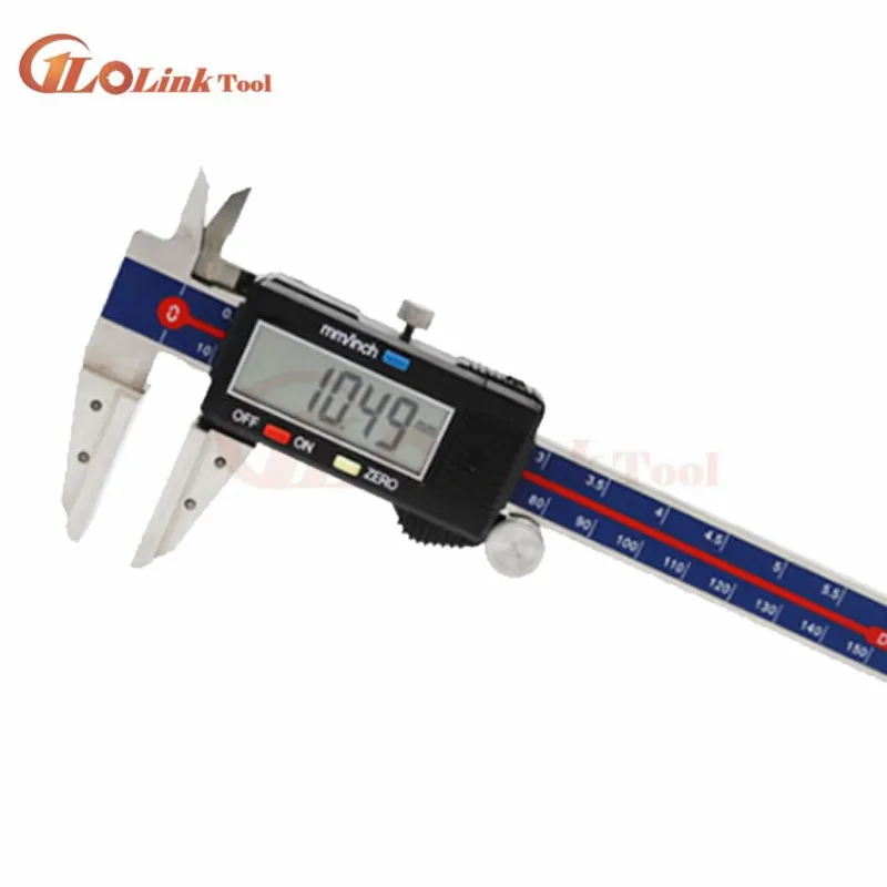 0150mm 6inch Wire rope calipers wide large jaw BROAD FACE cable