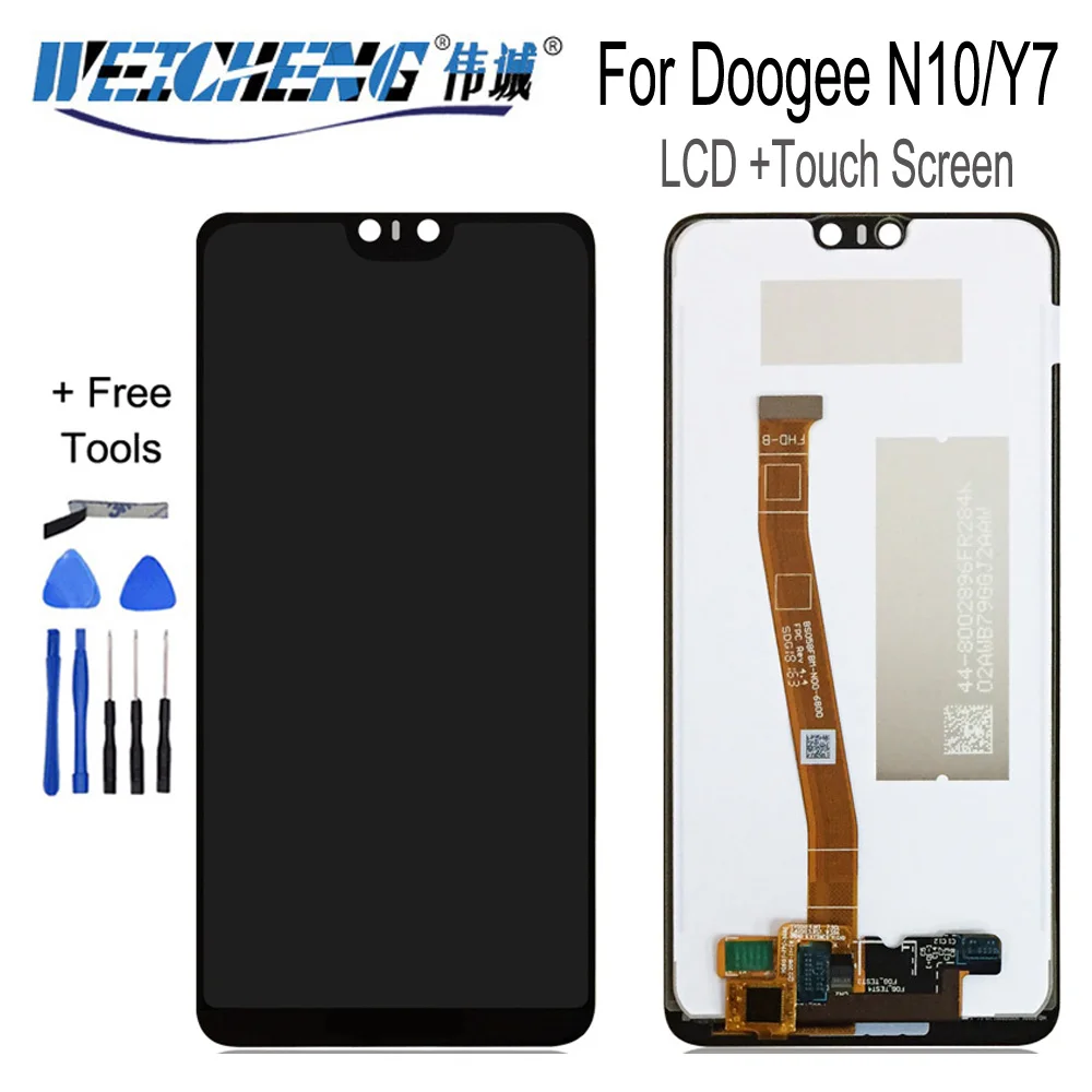 Для Doogee N10 ЖК-дисплей и сенсорный экран 5,84 ''протестированы+ инструменты и Клей Для Doogee Y7 lcd аксессуары для телефонов новые