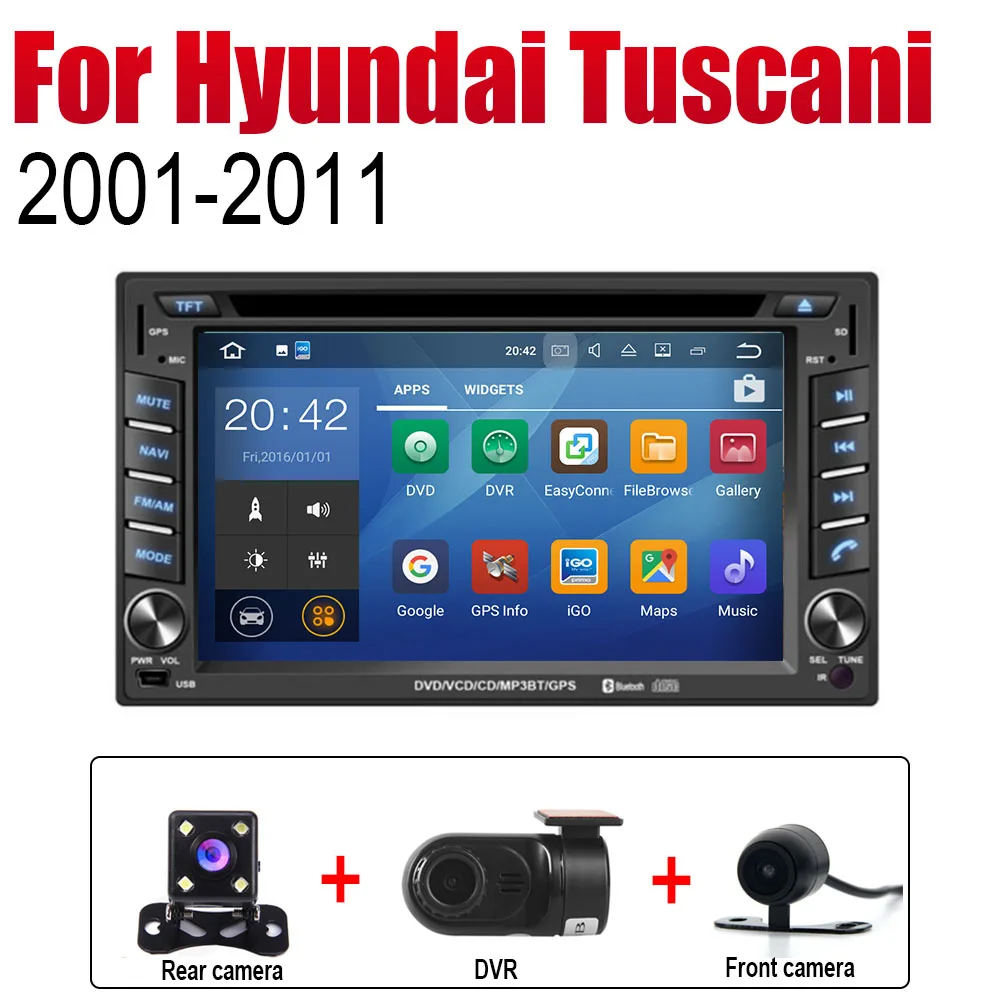 Extra Items ZaiXi автомобильный dvd-плеер gps навигация для hyundai Tuscani 2001~ 2011 автомобильное мультимедиа андроид экран системы радио стерео - Цвет: Extra Items