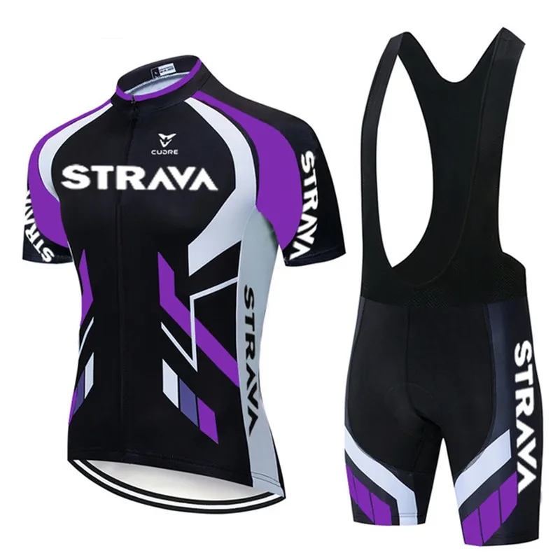 

Strava Pro team Cycling Jersey Suit Summer Mens Bike Clothing Short kit Sleeve Ropa Maillot Hombre Conjunto Bicycle Wear mtb Bib