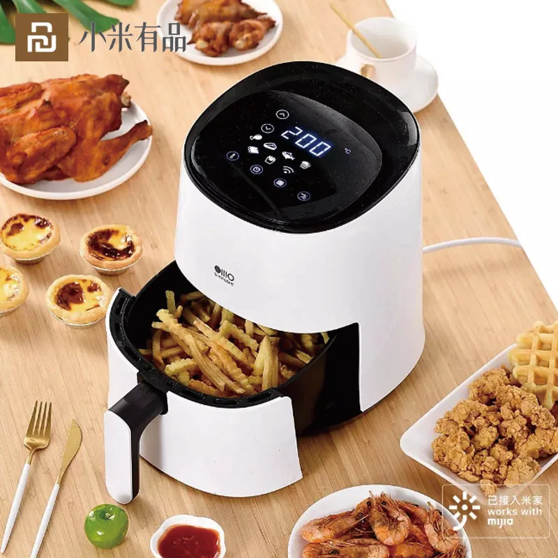 2020 Youpin Silencare Smart Cloud Air Fryer K505W Oil-free And Healthy Nonstick Pan 2.5L volume One Machine For Multiple Uses