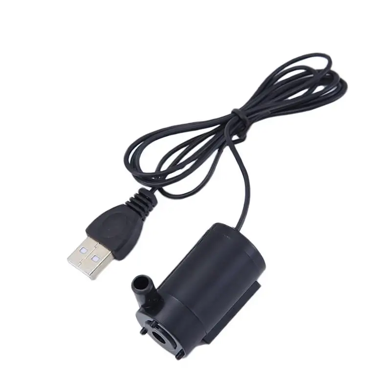 Водяной мини насос для аквариума погружной микронасос фонтана питание от USB