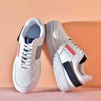 

Spring White Shoes Men Casual Male Sneakers Young Student Cool Street Neutral Man Footwear Unisex Zapatos Hombre Mocassin Homme