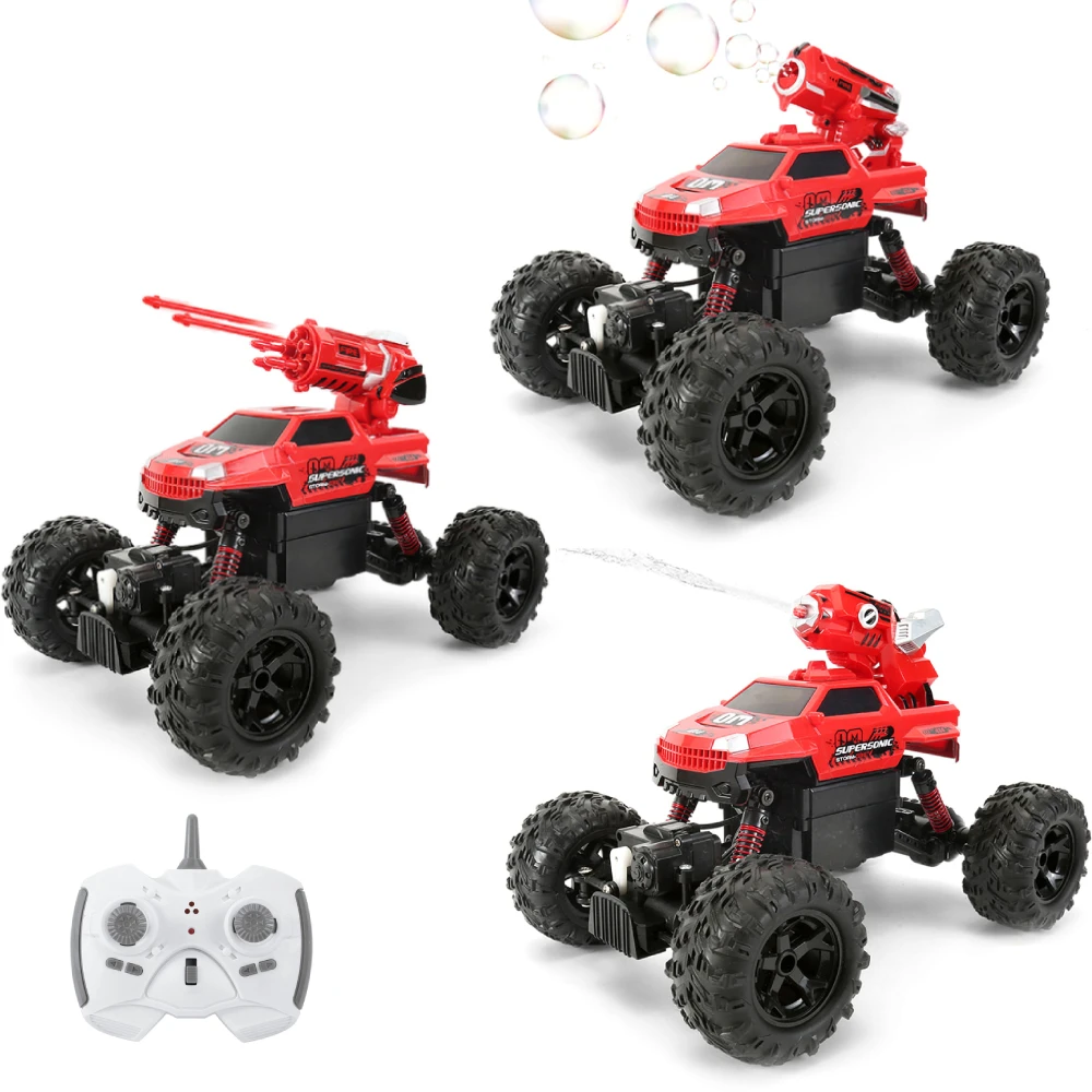 RC автомобиль 4WD Дрифт Багги 2 в 1 Многофункциональный Высокая скорость внедорожника Альпинизм монстр грузовик ракета йетт автомобиль детские игрушки автомобили