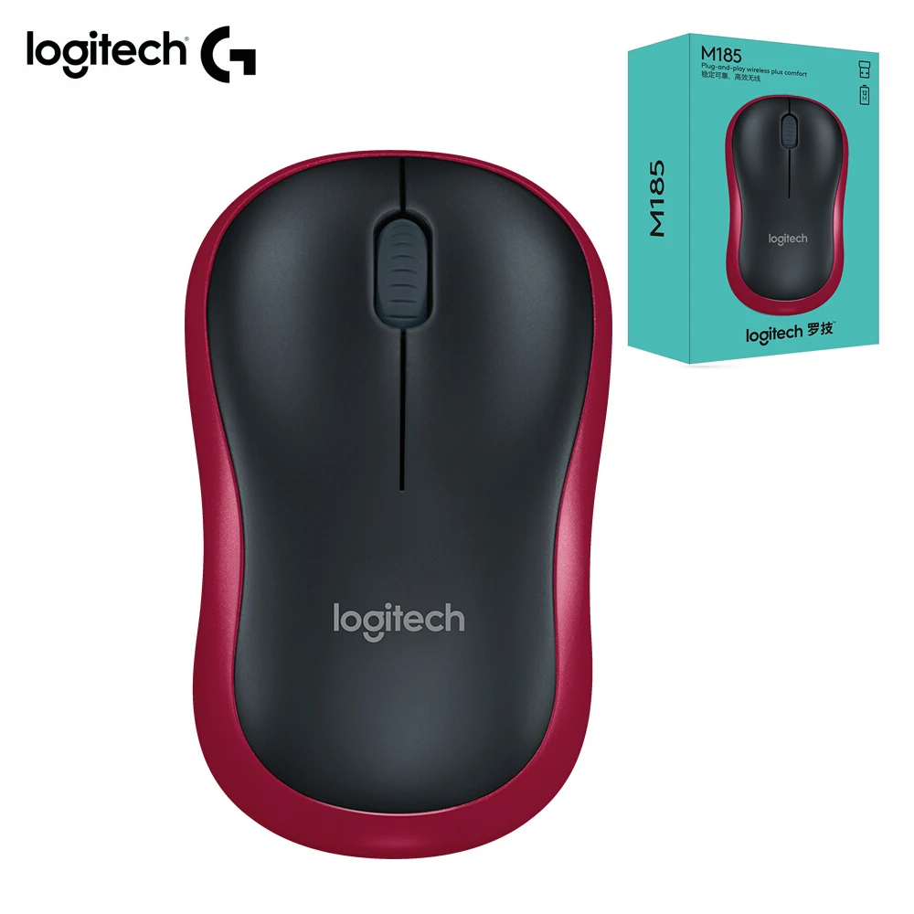 Мышь logitech M185 Беспроводная 1000 DPI|Мыши| |