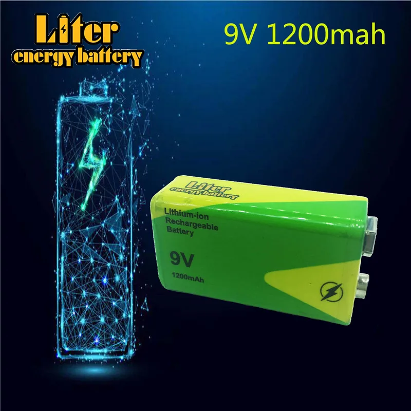 

100% Original For Toys Smoke 9V 1200mAh rechargeable battery Low price and high quality for instruments Ni-MH battery packs