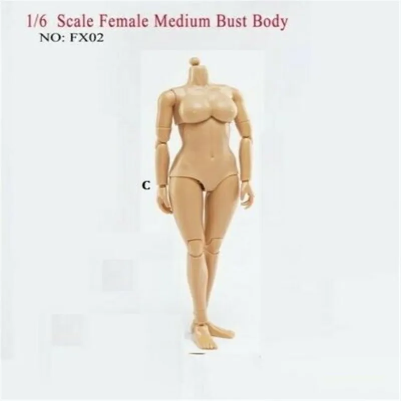 

1/6 N003 Suntan Yellow Skin Big Breast Female Body Phicen Figure Collection Toys Action Figure Model Toys