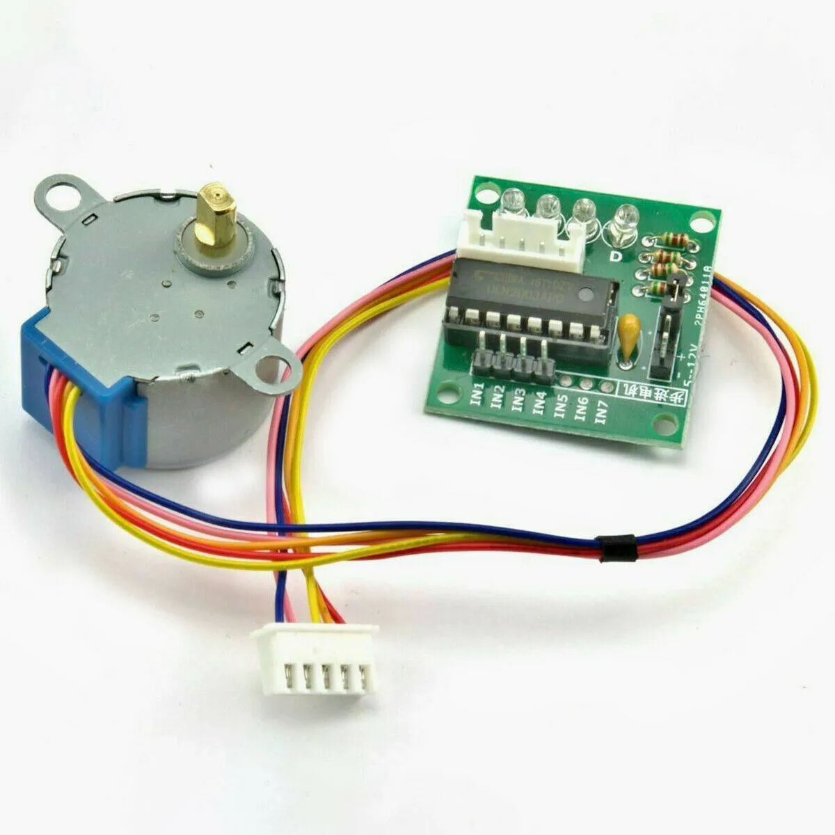 Yb4l-B Yuasa Motore Passo-passo 28BYJ-48 Per Arduino - 5V O 12V, 4 Fasi, Ideale Per Progetti DIY E Valvole Motore 5V 12V Con Driver - Foto 4