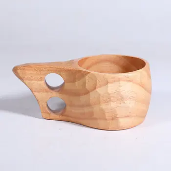 

1PC 150ML High Quality of Jujube wood Scandinavia Wooden Cup Kuksa Kasa Curly Water cup Juice Milk Tea Coffee Drinking Cup Wood