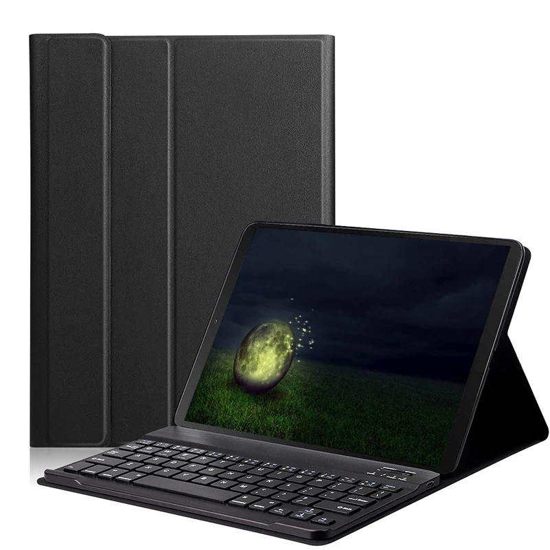 Беспроводная клавиатура для Samsung Galaxy Tab S6 Lite PU чехол + 2 в 1 ic кожаный чехол|Чехлы